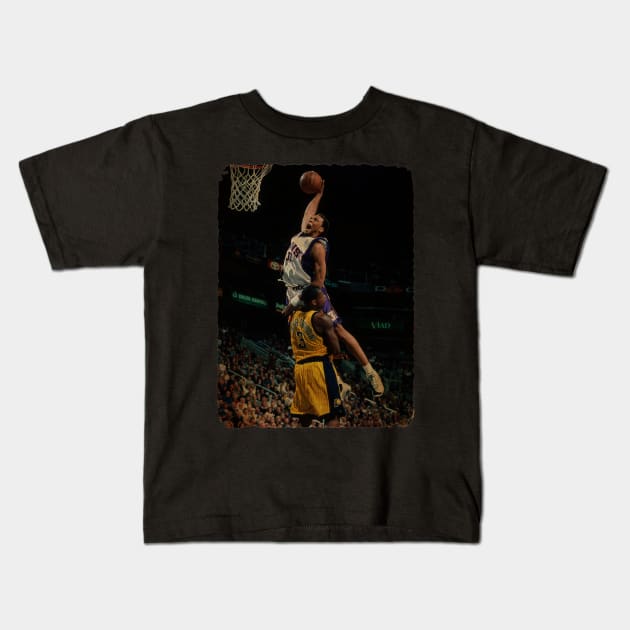 Shawn Marion Vintage Kids T-Shirt by Milu Milu